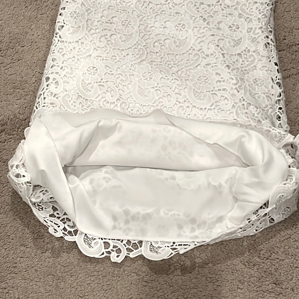 NWOT blanc du Nil Lace Dress - Picture 7 of 8
